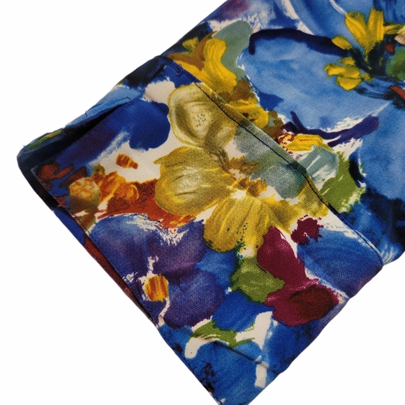 Vintage 80's/90's Joanna Floral Blouse Sz Small - Picture 3 of 7
